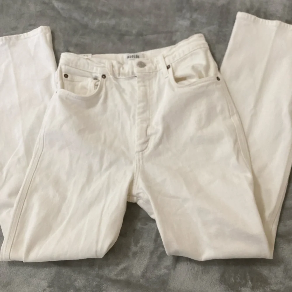 Agolde Los Angeles Women’s Jeans Demin Straight Cream Size 28